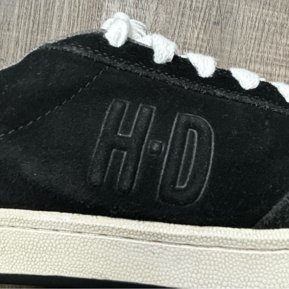 Harley Davidson Suede Steel Toe Shoes, EUC - Picture 15 of 16